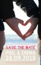 Save the date - Fotokaart voor