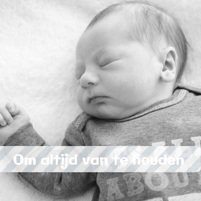 Hip geboortekaartje - Fons