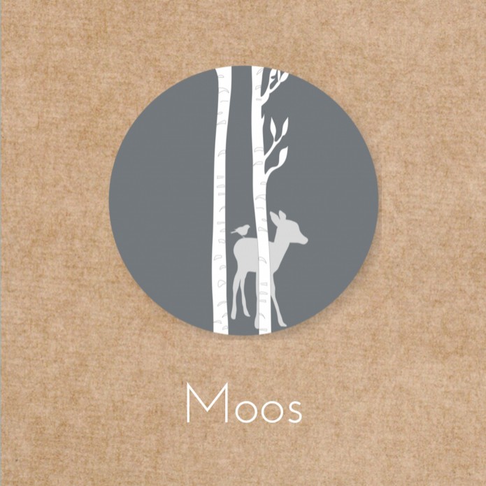 Lief geboortekaartje - Moos