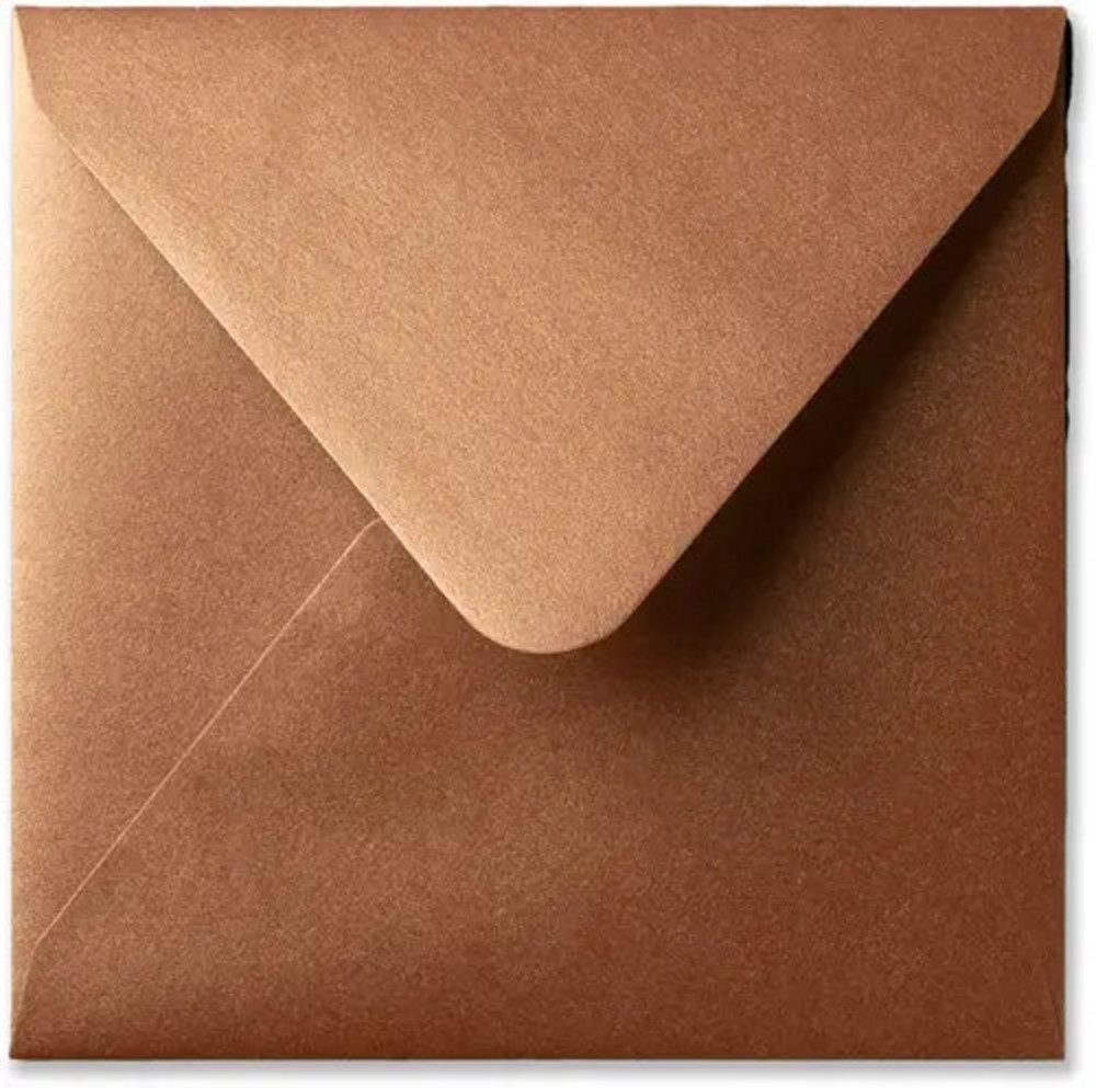 Envelop  Metallic bronze - 14x14