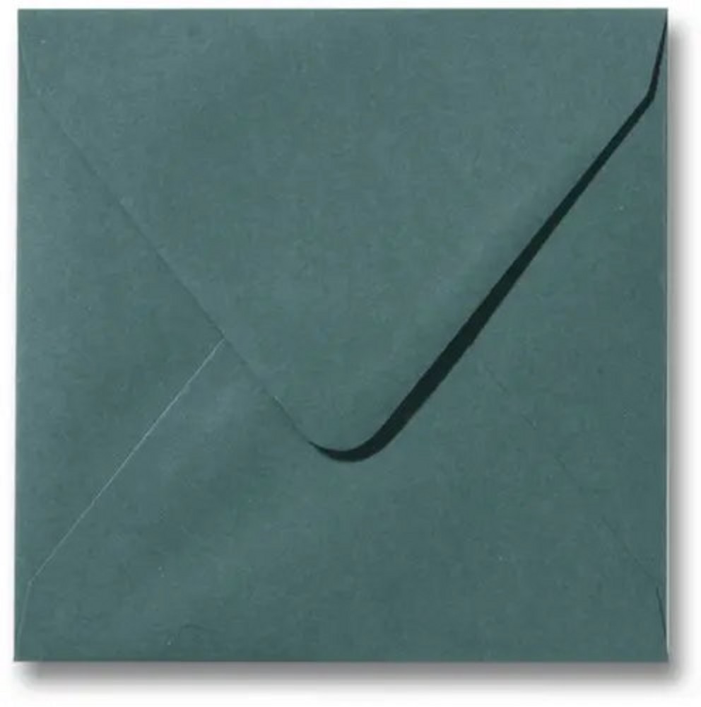 Envelop donkergroen - 14x14