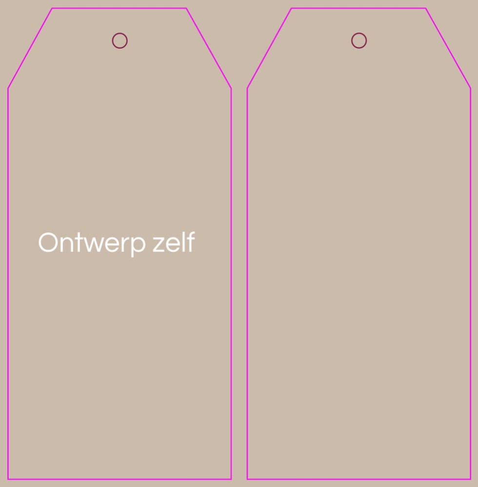 Ontwerp zelf - 2 labels
