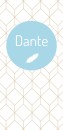Hip geboortekaartje - Dante voor
