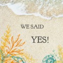 Save the date beach - We said yes voor