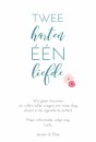 Save the date - Flowers white achter