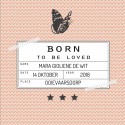 Stoer geboortekaartje - Mara voor