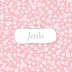 Lief mini geboortekaartje bloemen - Jetske