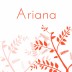 Strak geboortekaartje - Ariana